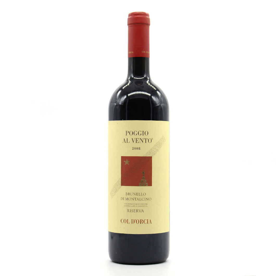 Brunello di Montalcino Poggio Al Vento Riserva Col d'Orcia 2008 | Al Carroponte di Oscar Mazzoleni - Enoteca bistrò e ristorante a Bergamo