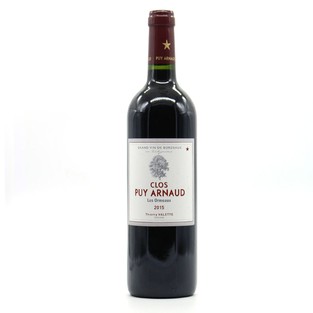 Clos Puy Arnaud Les Ormeaux Thierry Valette 2015 | Al Carroponte di Oscar Mazzoleni - Enoteca bistrò e ristorante a Bergamo